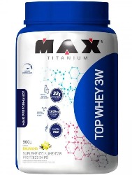 TOP WHEY 3W MAIS PERFORMANCE 900G BAUNILHA MAX TITANIUM