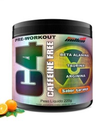 C4 CAFFEINE FREE PRE-WORKOUT 220G LARANJA NEW MILLEN