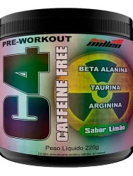 C4 CAFFEINE FREE PRE-WORKOUT 220G LIMAO NEW MILLEN