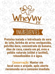 BISCOITO DE PROTEÍNA 45G BANANA COM CANELA WHEYVIV FIT