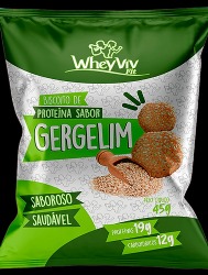 BISCOITO PROTEINA 45G GERGELIM WHEYVIV FIT