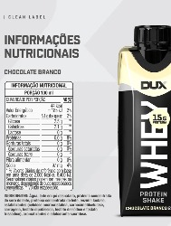 WHEY PROTEIN SHAKE 250ML CHOCOLATE BRANCO DUX 