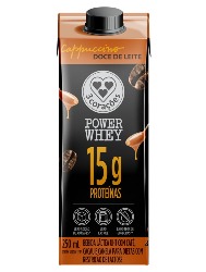 CAPPUCCINO POWER WHEY 250ML DOCE LEITE 3 CORAÇÕES