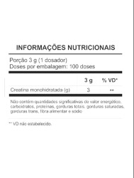CREATINA MONOHIDRATADA 300G SABOR NATURAL SHARK PRO