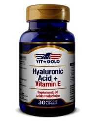 HYALURONIC ACID+VITAMIN E 30 CAPS VIT GOLD