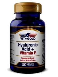 HYALURONIC ACID+VITAMIN E 30 CAPS VIT GOLD