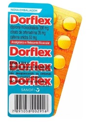 Dorflex 300mg + 35mg + 50mg, blíster com 10 comprimidos 