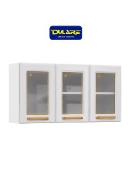 ARMARIO TRIPLO MEDIO 3P C/V DIAMANTE NEW BRANCO TELASUL