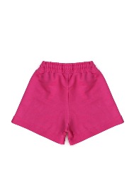 Short Básico Menina em Moletom na Cor Rosa Médio – Tam 2 a 10