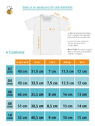 Camiseta Infantil Estampa Pipoca Pink - Tam. 2 a 10 anos