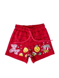 Short Infantil Feminino Estampa Pipoca Pink – TAM. 2 a 10 anos