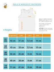 Regata Infantil Menino Estampa Fuscar - Tam. 2 a 10 anos