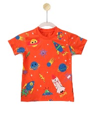 CAMISETA - ESPAÇO COLOR - LARANJA