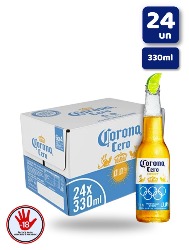 CORONA CERO SUNBREW  LONG NECK 330 ML FD 24 UNID