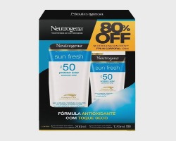 Kit Neutrogena 1 Sun Fresh FPS 50 200ml + 120ml