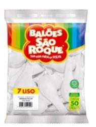 BALAO SAO ROQUE NR.07 C/50UN BRANCO  - 28952