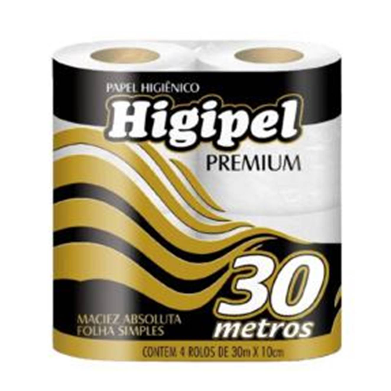 Papel Higiênico Branco 30m X 4 Rls Higipel Neutro