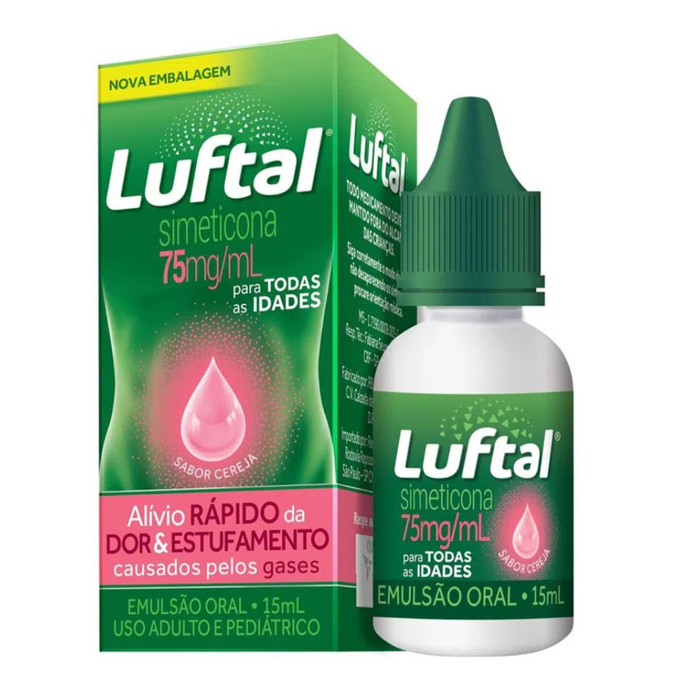 Antigases Luftal Gotas 75mg/ml Simeticona 15ml